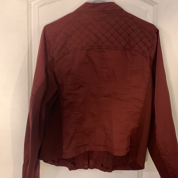 Maroon Maurice’s quilted jacket size 1 (xxl) - Picture 3 of 3